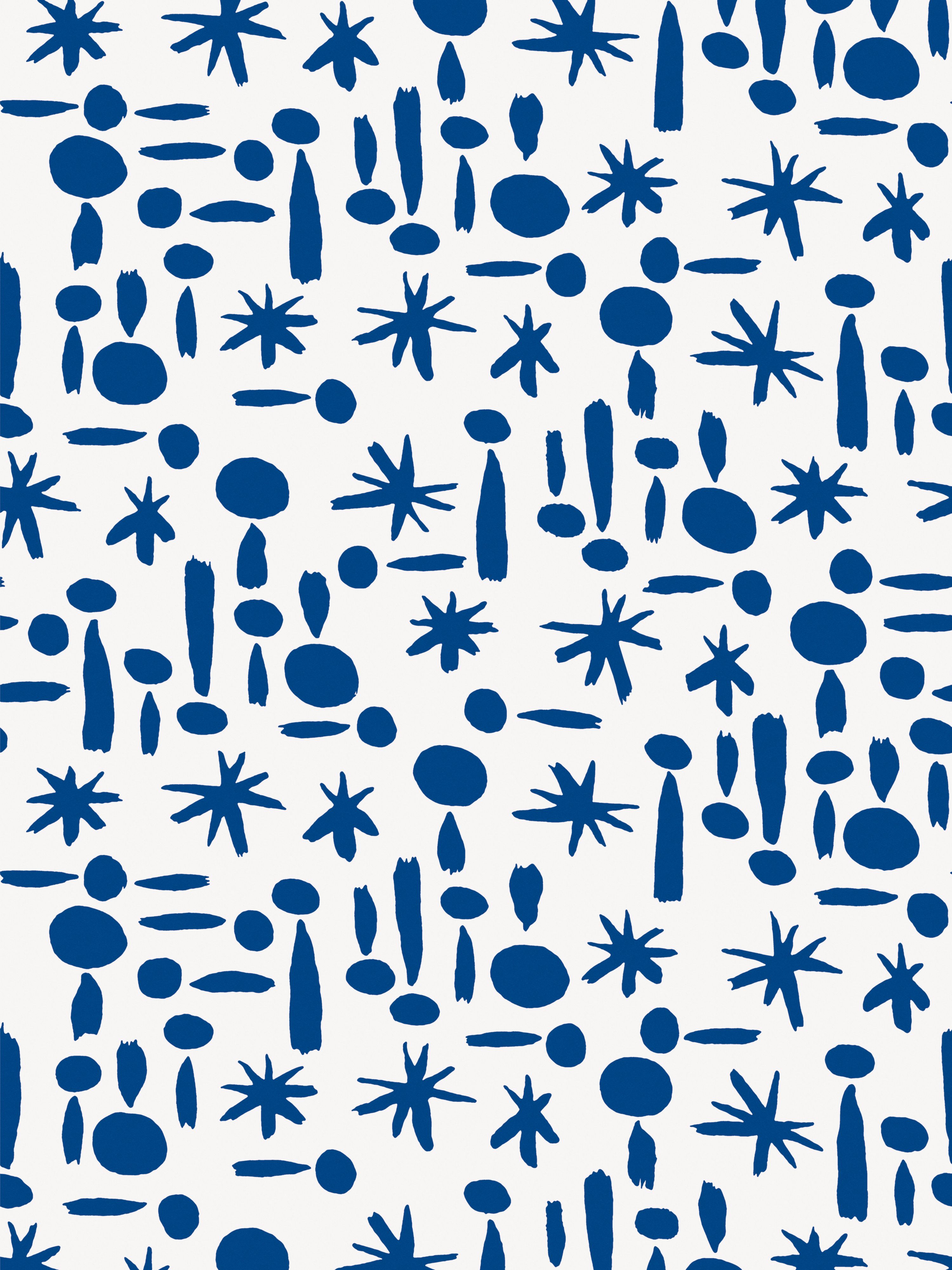 Miro Wallpaper in Lapis color - pattern number WHN WP88627D004 - by Scalamandre in the collection