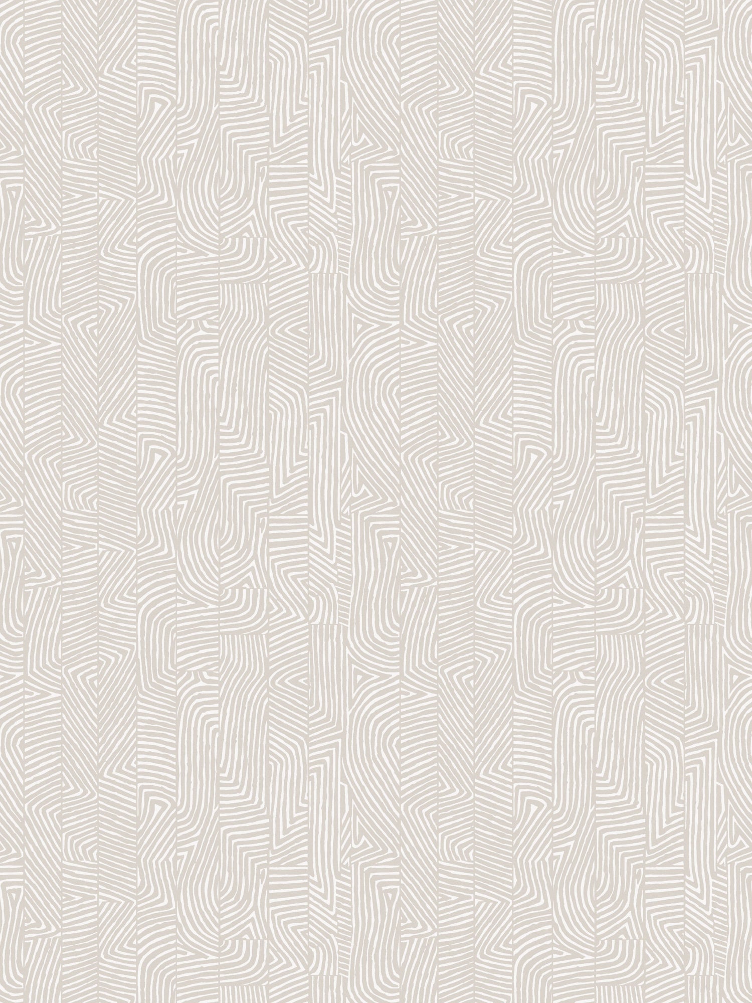 Combed Stripe Wallpaper in Flax color - pattern number WHN WP88628D001 - by Scalamandre in the collection