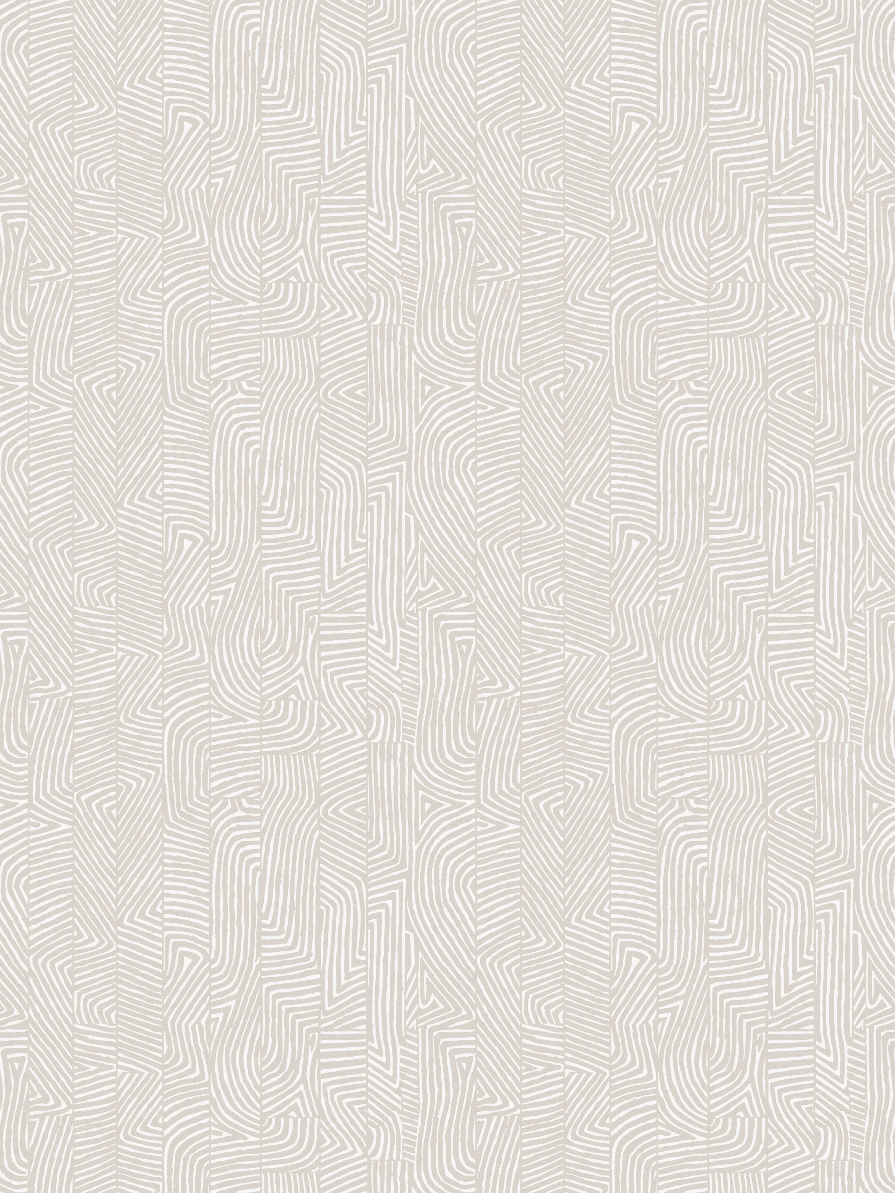 Combed Stripe Wallpaper in Flax color - pattern number WHN WP88628D001 - by Scalamandre in the collection