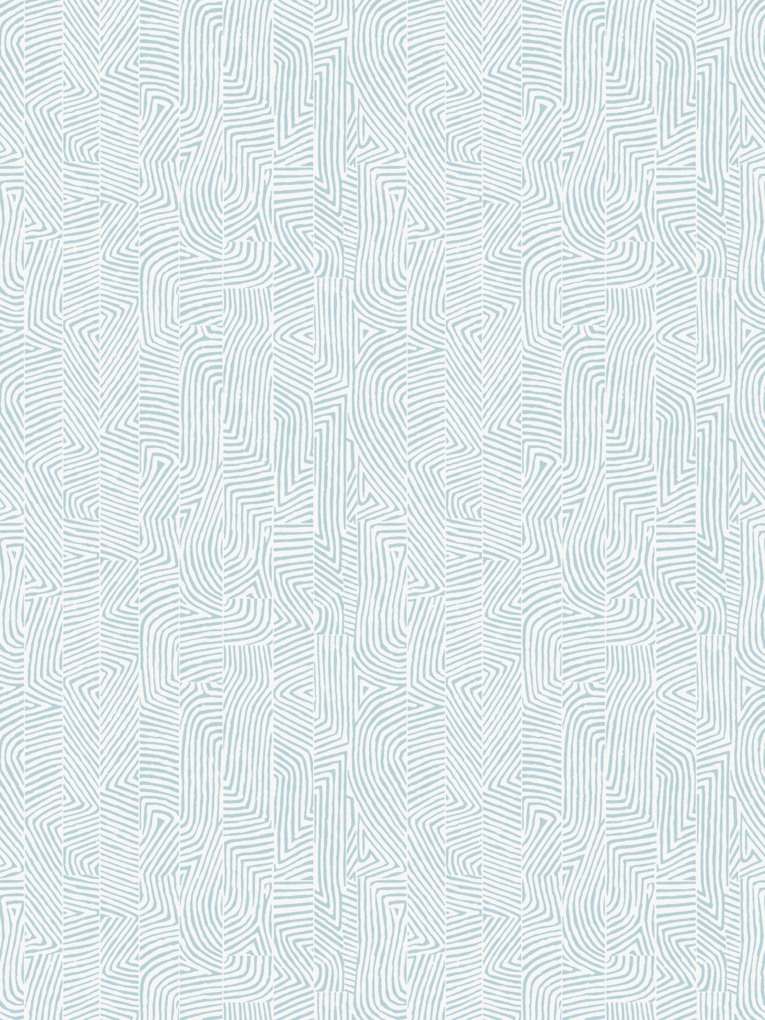 Combed Stripe Wallpaper in Aqua color - pattern number WHN WP88628D002 - by Scalamandre in the collection