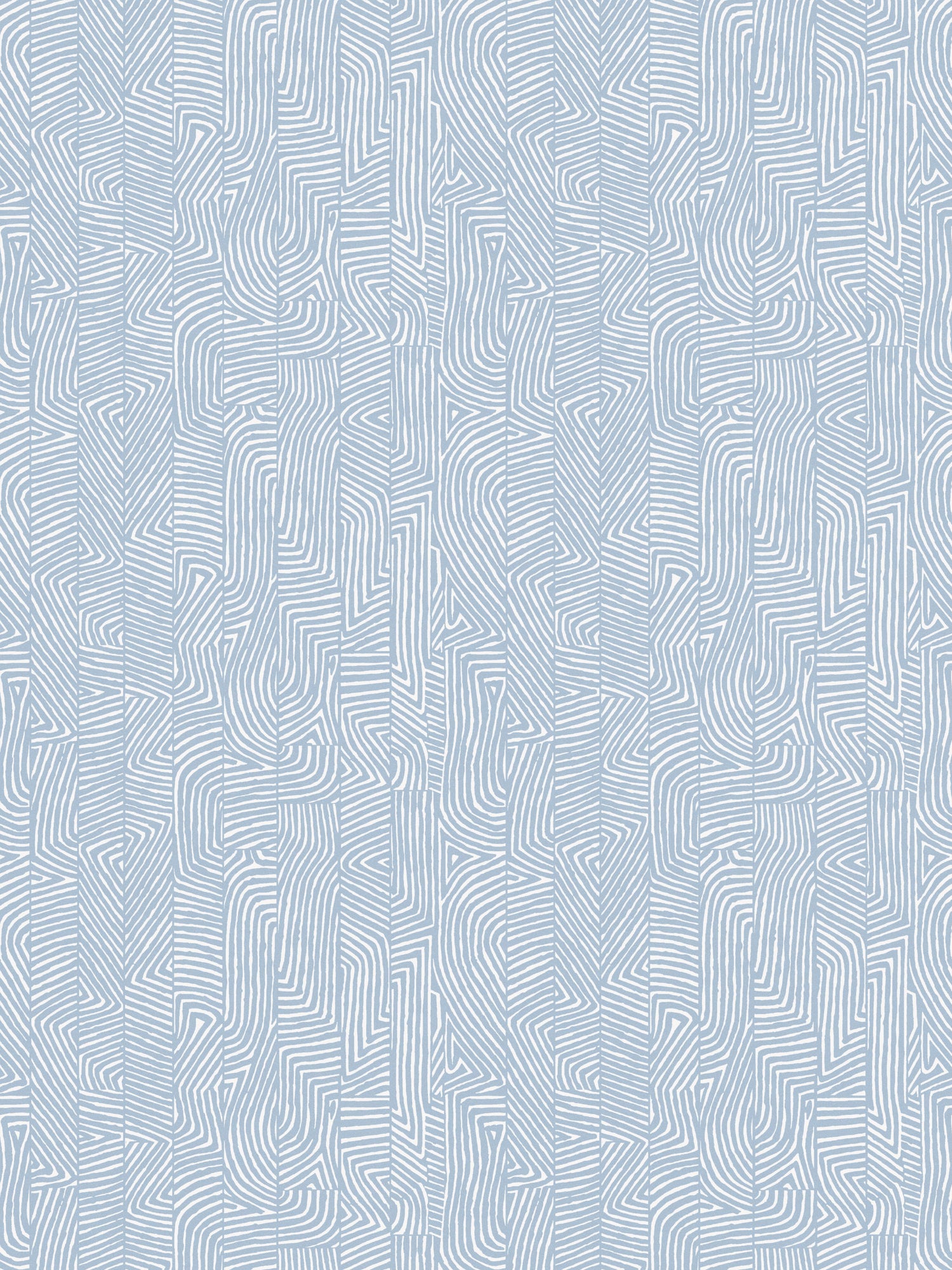 Combed Stripe Wallpaper in Chambray color - pattern number WHN WP88628D003 - by Scalamandre in the collection