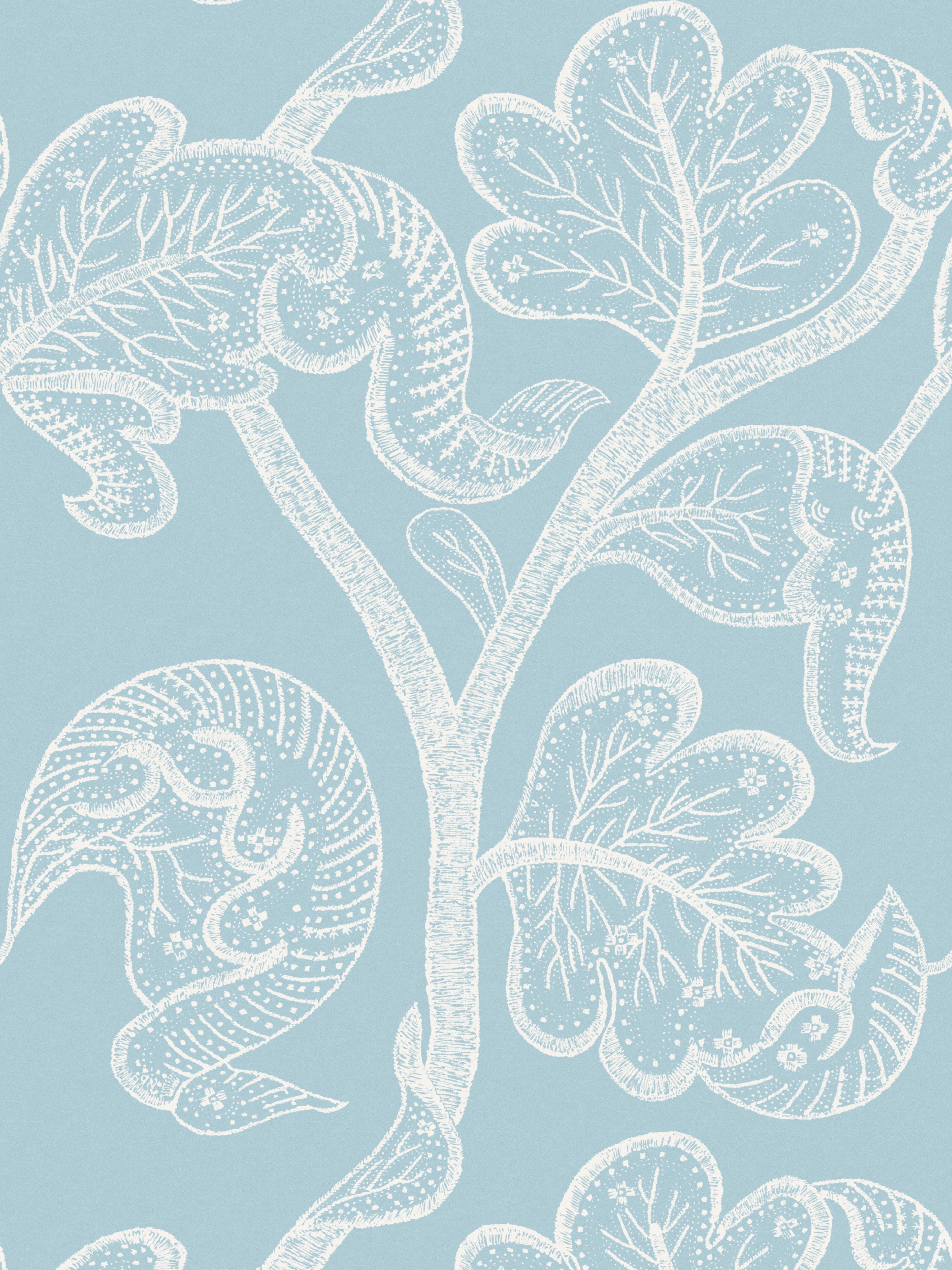 Russell Wallpaper in Sea Glass color - pattern number WHN WP88631D002 - by Scalamandre in the collection