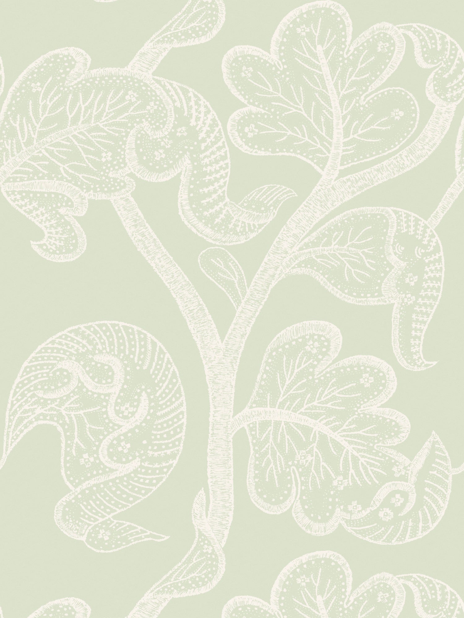 Russell Wallpaper in Green Tea color - pattern number WHN WP88631D003 - by Scalamandre in the collection