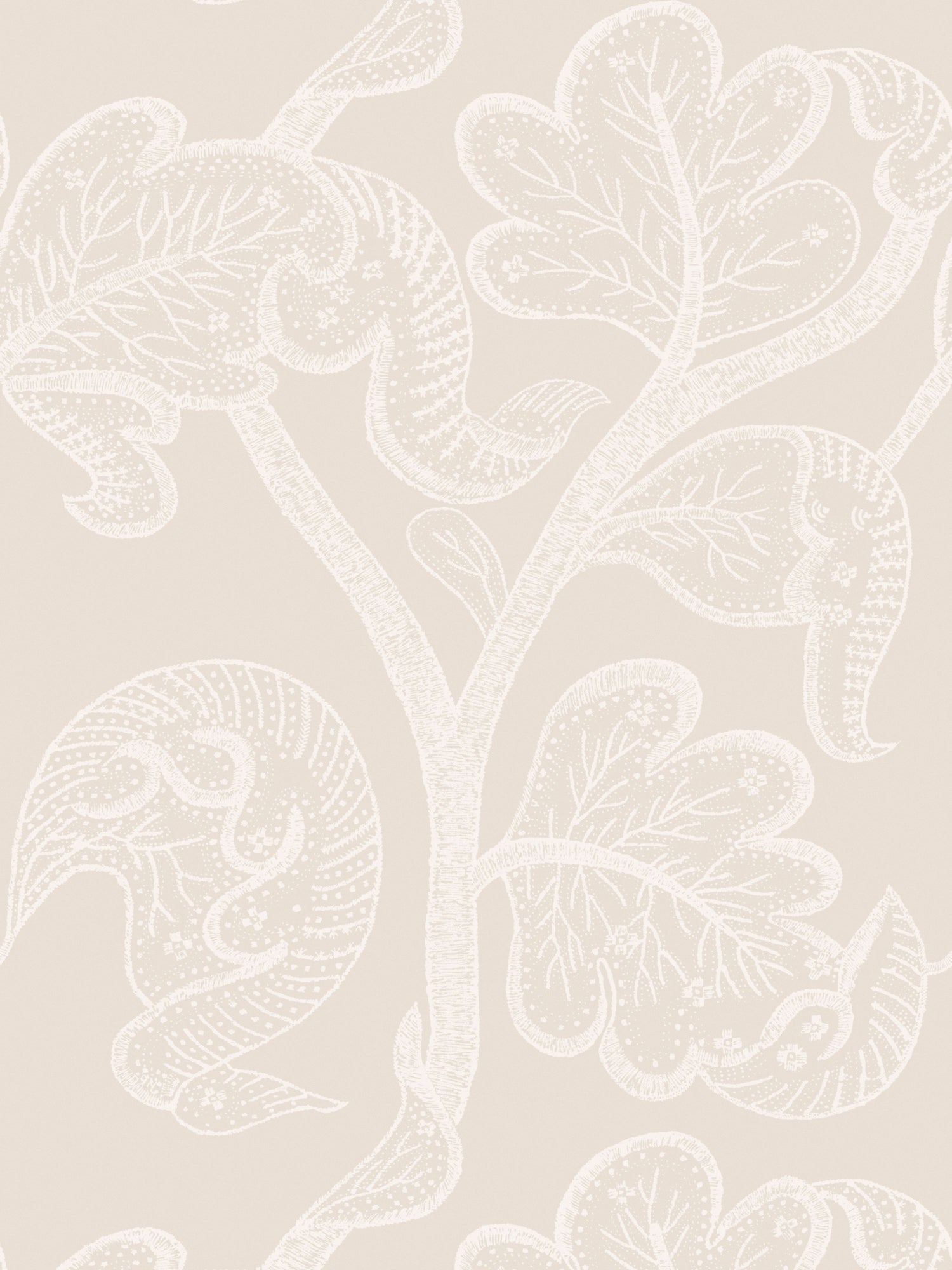Russell Wallpaper in Alabaster color - pattern number WHN WP88631D004 - by Scalamandre in the collection