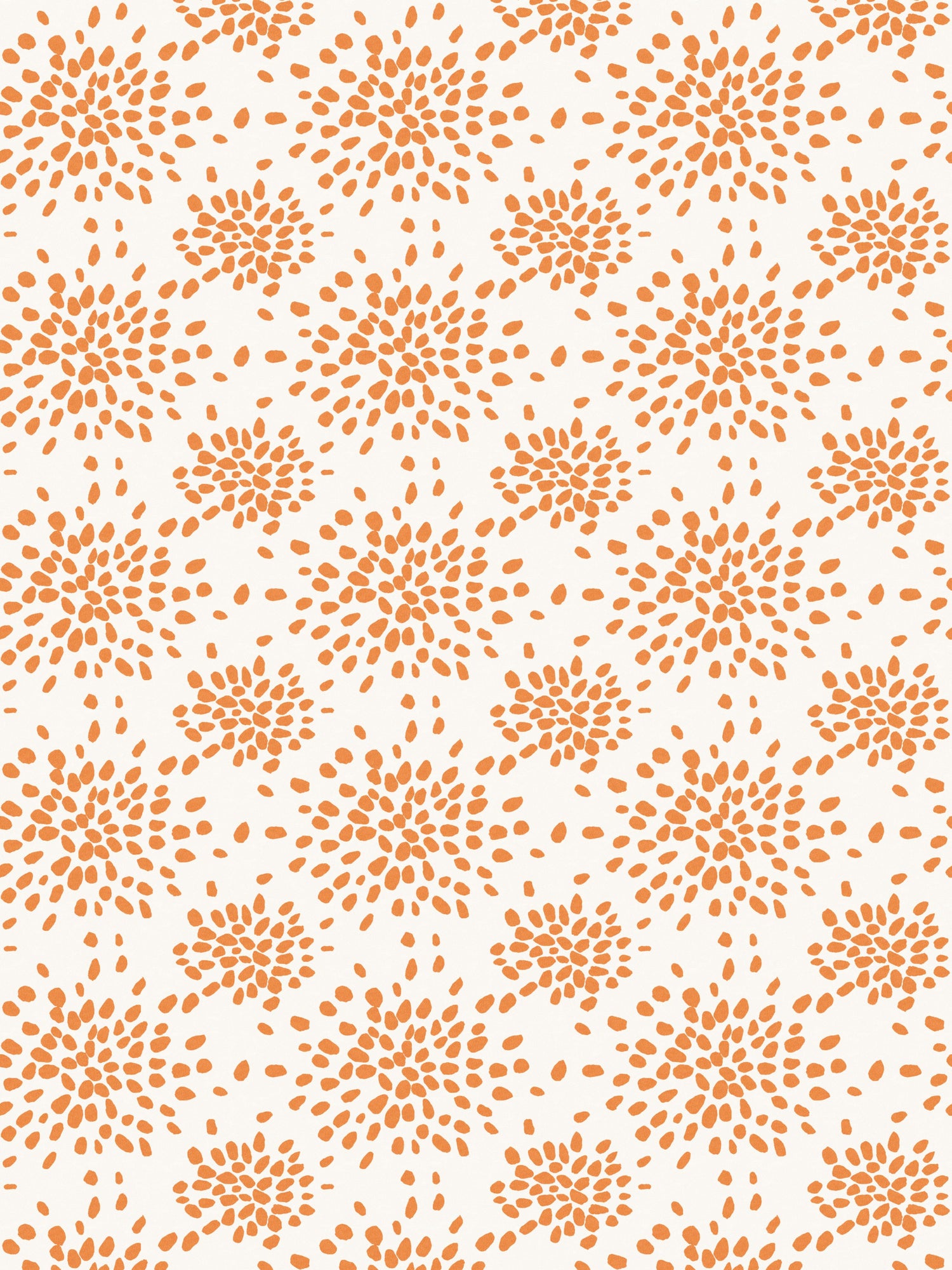 Fireworks wallpaper in tangerine color - pattern number WHN P1020D0002 - by Scalamandre in the  collection