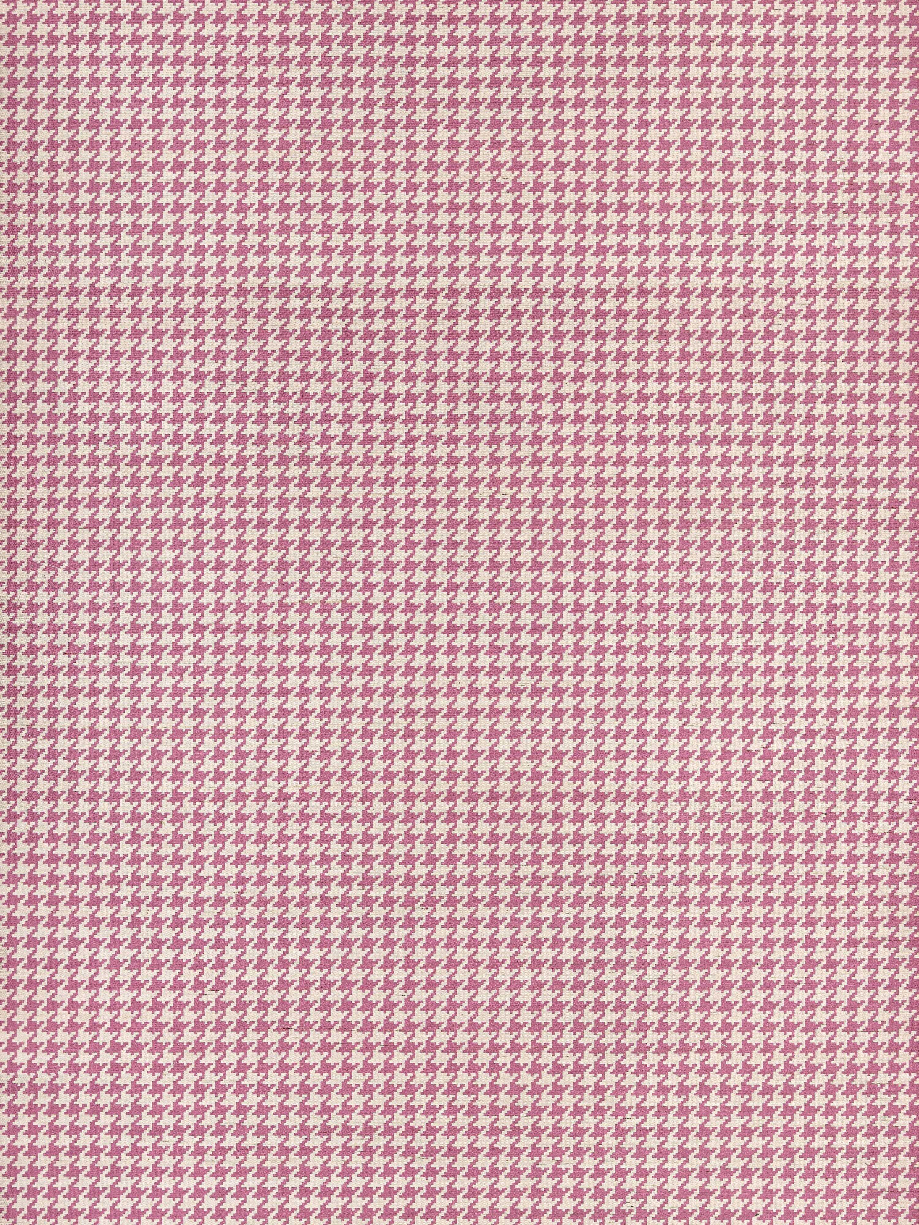 Houndstooth Sisal wallpaper in raspberry color - pattern number WHN WP88601D0002 - by Scalamandre in the  collection