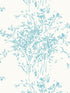 Kurt wallpaper in turquoise color - pattern number WHN WP88594D0004 - by Scalamandre in the  collection