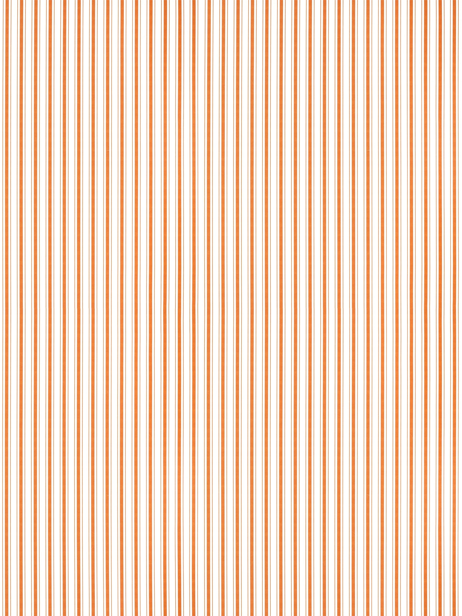 Johnson Stripe wallpaper in tangerine color - pattern number WHN WP88596D0004 - by Scalamandre in the  collection