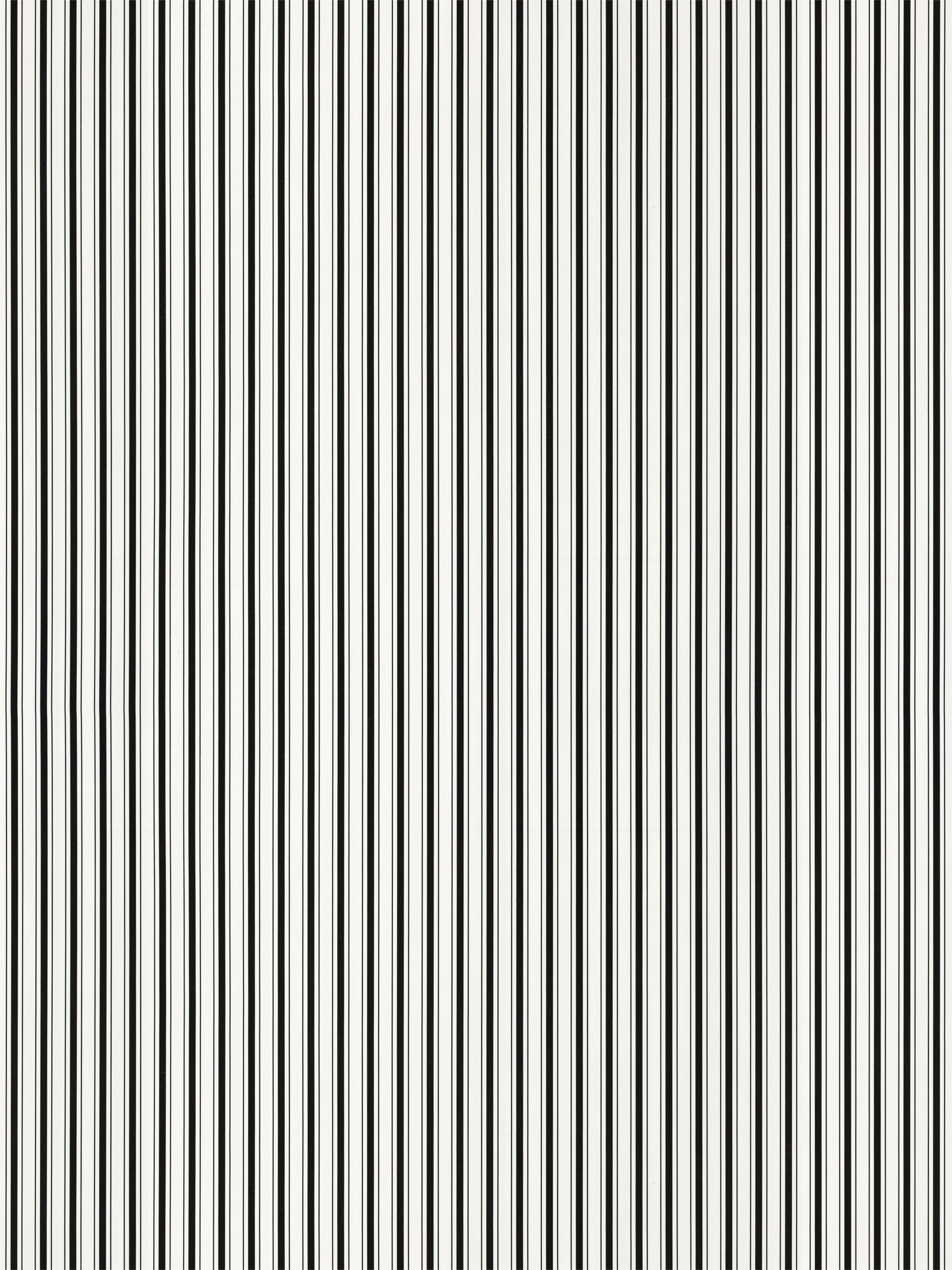 Johnson Stripe wallpaper in onyx color - pattern number WHN WP88596D0007 - by Scalamandre in the  collection