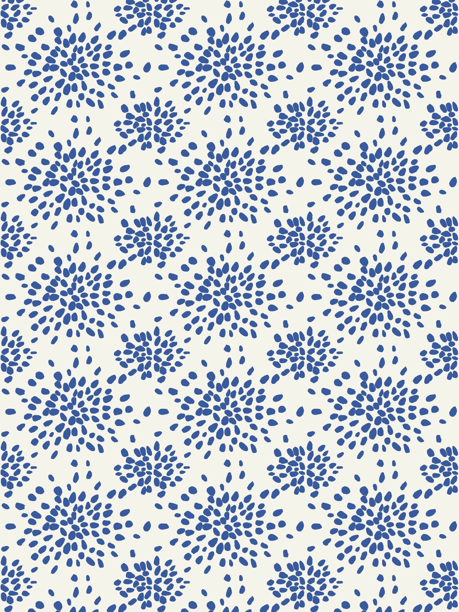 Fireworks fabric in blue on white color - pattern number WHN 0008P1020D - by Scalamandre in the  collection