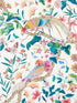Botany Bay wallpaper in perennial garden color - pattern number WJR 00056822D - by Scalamandre in the  collection