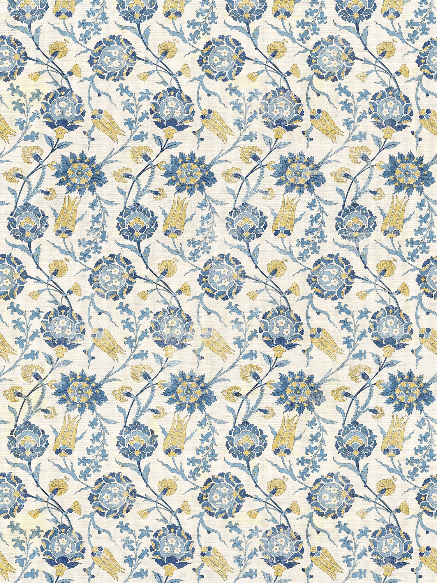 Boudrum Floral fabric in classic color - pattern number WNM 0001BOUD - by Scalamandre in the  collection