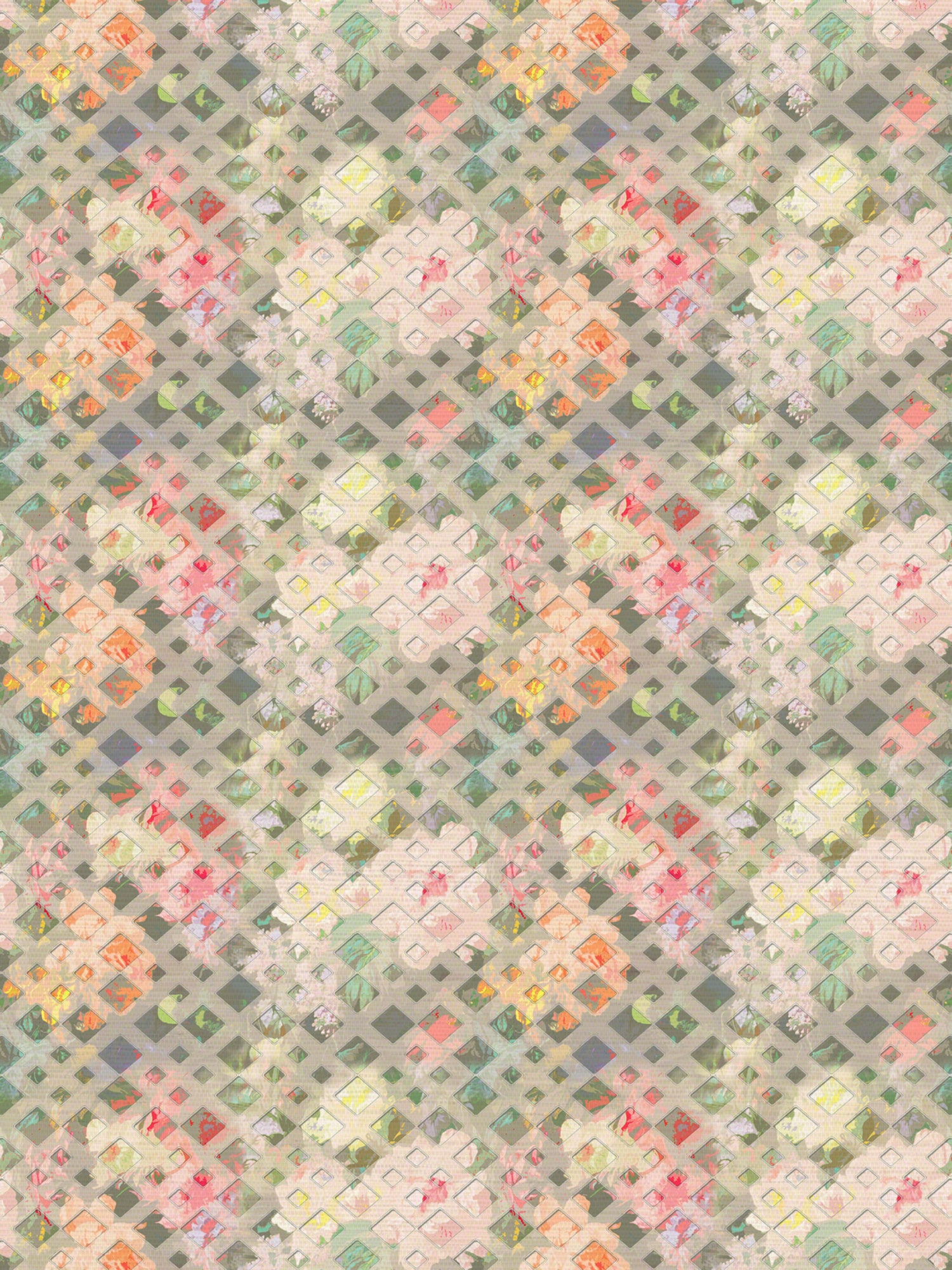 Defosse Trellis wallpaper in azalea color - pattern number WNM 0001DEFO - by Scalamandre in the  collection