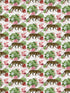 Leopard Walk wallpaper in colorful color - pattern number WNM 0001LEOP - by Scalamandre in the  collection