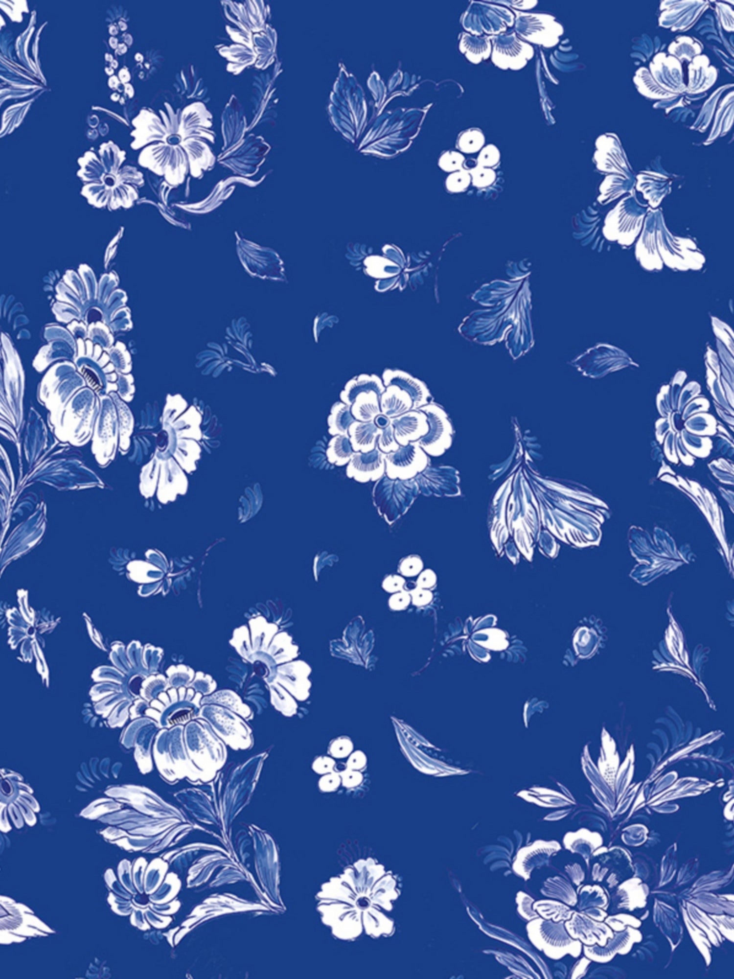Masters wallpaper in blue color - pattern number WNM 0001MAST - by Scalamandre in the  collection