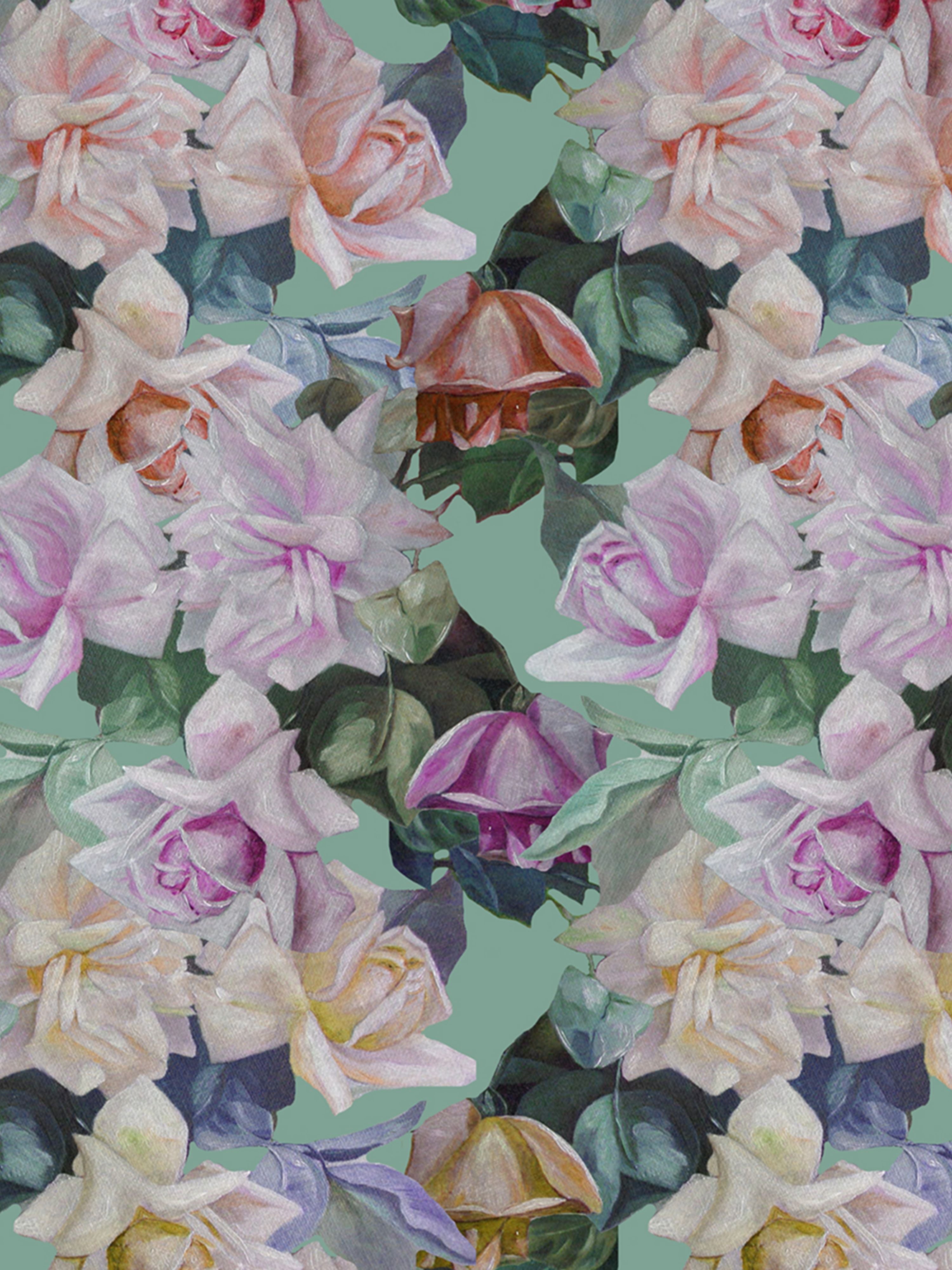 Passion wallpaper in laduree color - pattern number WNM 0001PASS - by Scalamandre in the  collection