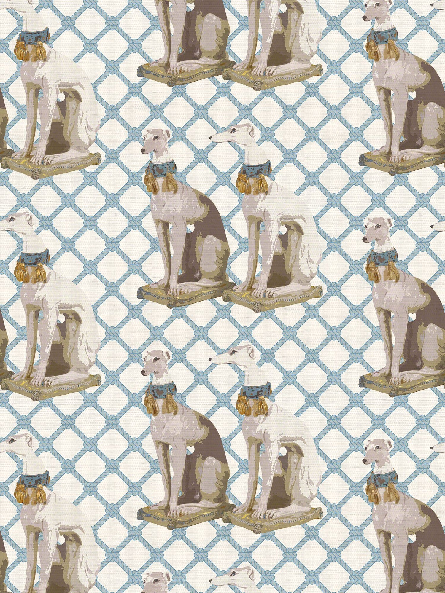 Regal Greyhound fabric in wyeth color - pattern number WNM 0001REGA - by Scalamandre in the  collection