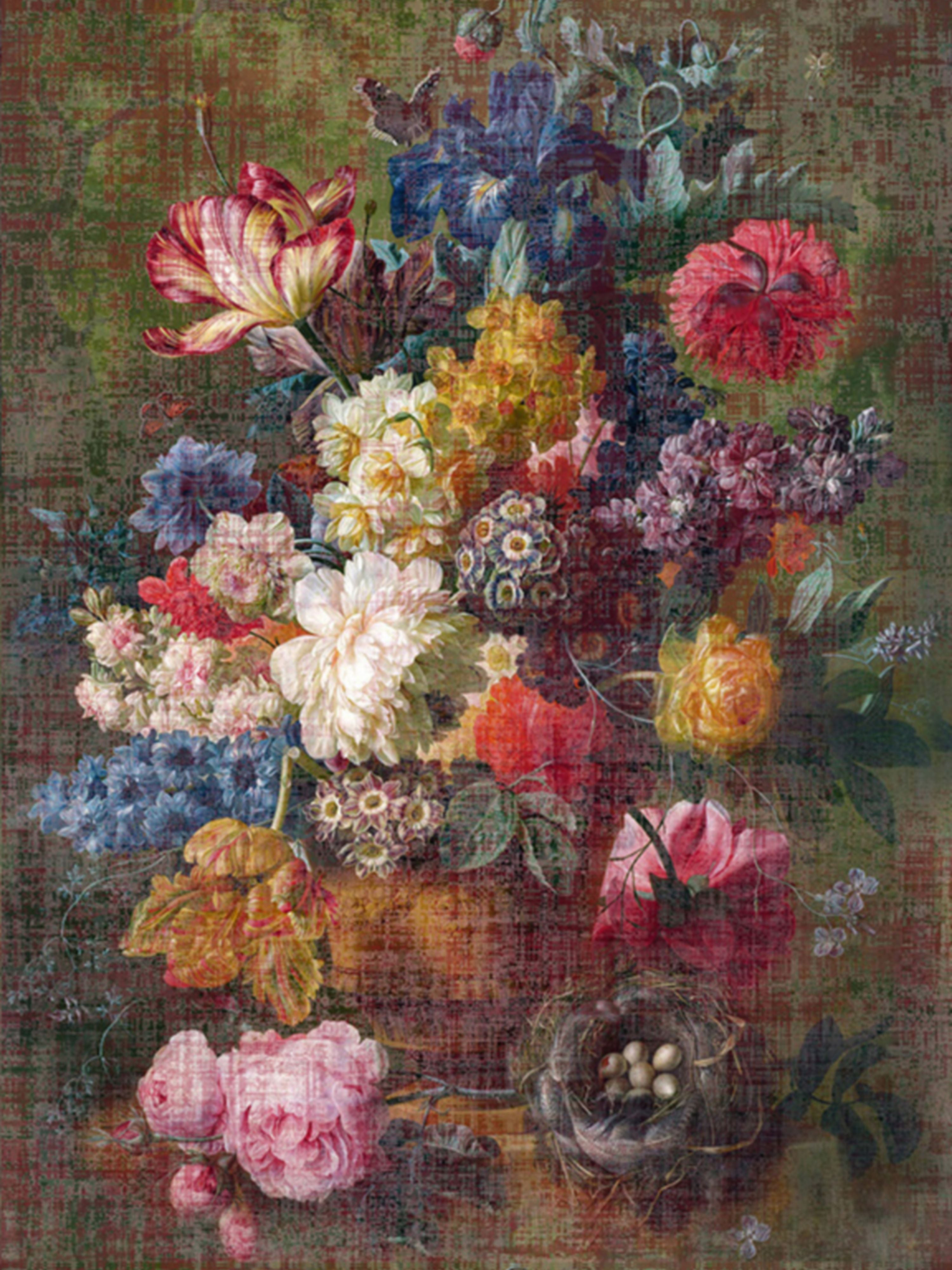 Still Life wallpaper in vintage color - pattern number WNM 0001STIL - by Scalamandre in the  collection