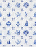 Tile Play wallpaper in blue color - pattern number WNM 0001TILE - by Scalamandre in the  collection