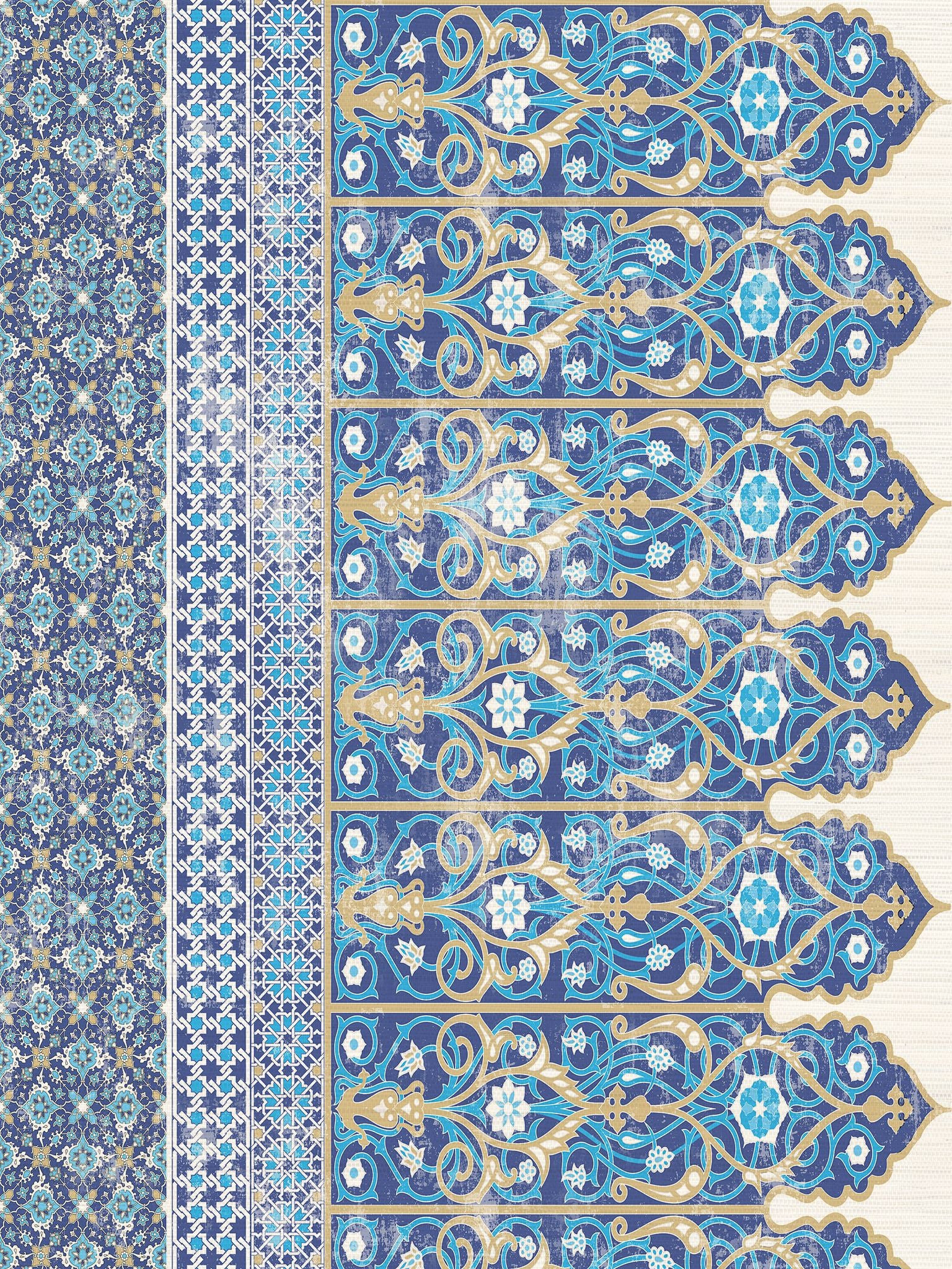 Topkapi fabric in classic color - pattern number WNM 0001TOPB - by Scalamandre in the  collection