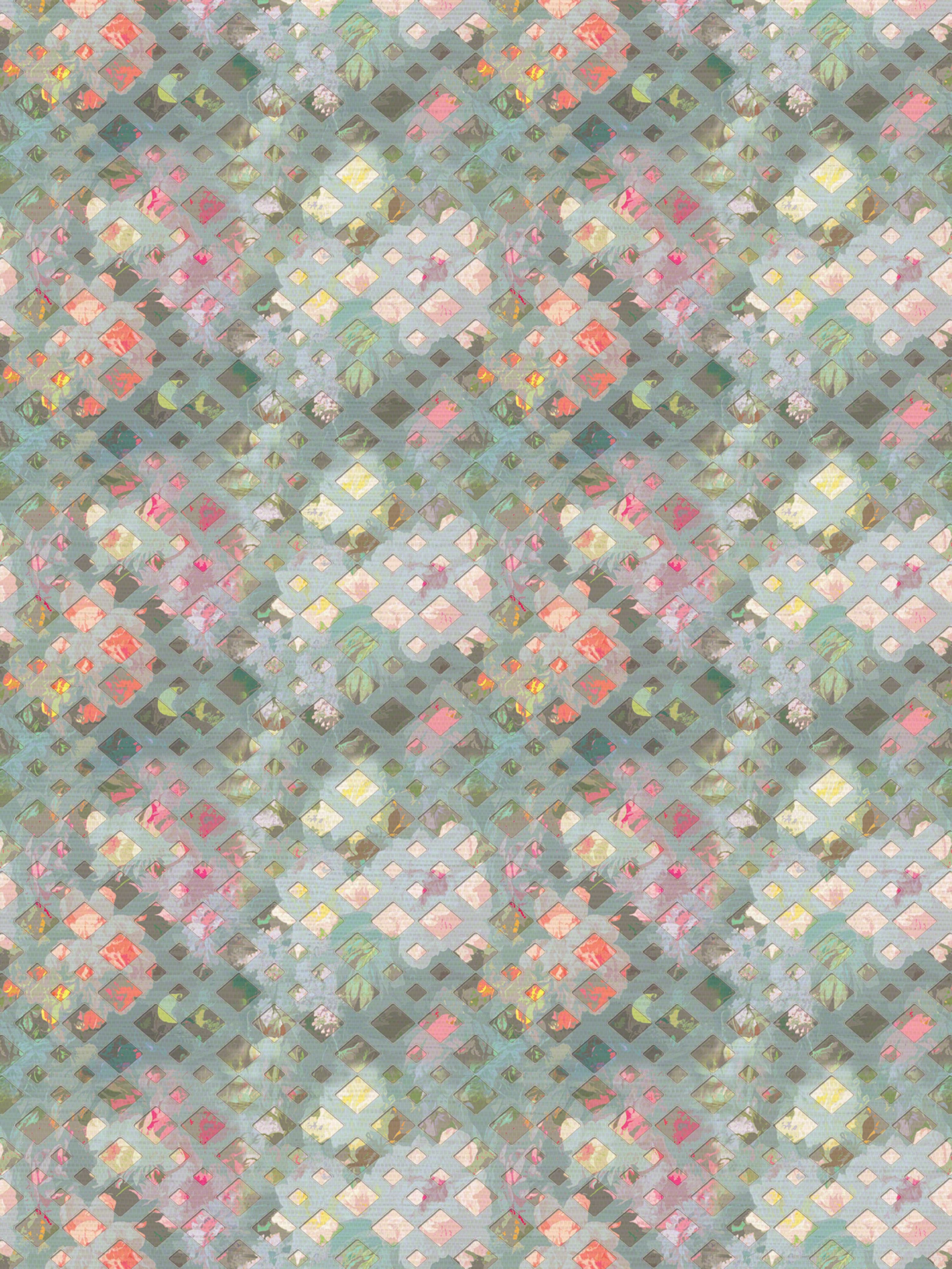 Defosse Trellis wallpaper in perlblau color - pattern number WNM 0002DEFO - by Scalamandre in the  collection