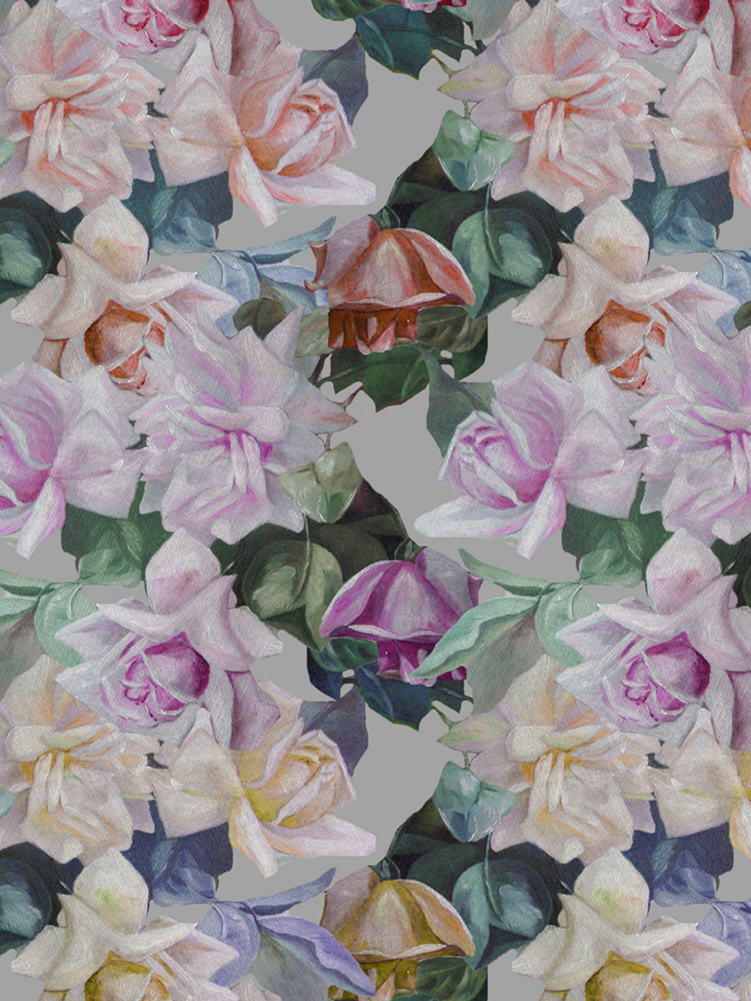 Passion wallpaper in french gray color - pattern number WNM 0002PASS - by Scalamandre in the  collection