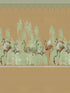 Palm Springs Dyptich Left Panel wallpaper in belize color - pattern number WNM 0002PSLP - by Scalamandre in the  collection