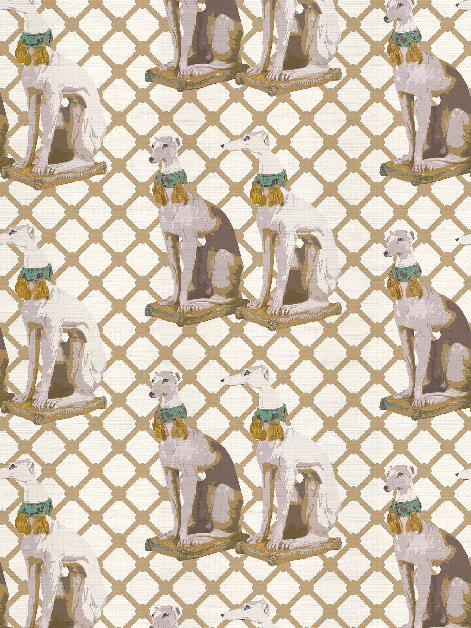Regal Greyhound fabric in luxe color - pattern number WNM 0002REGA - by Scalamandre in the  collection