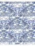 William and Mary fabric in blue color - pattern number WNM 0002WMMY - by Scalamandre in the  collection