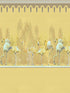 Palm Springs Dyptich Left Panel wallpaper in golden color - pattern number WNM 0003PSLP - by Scalamandre in the  collection