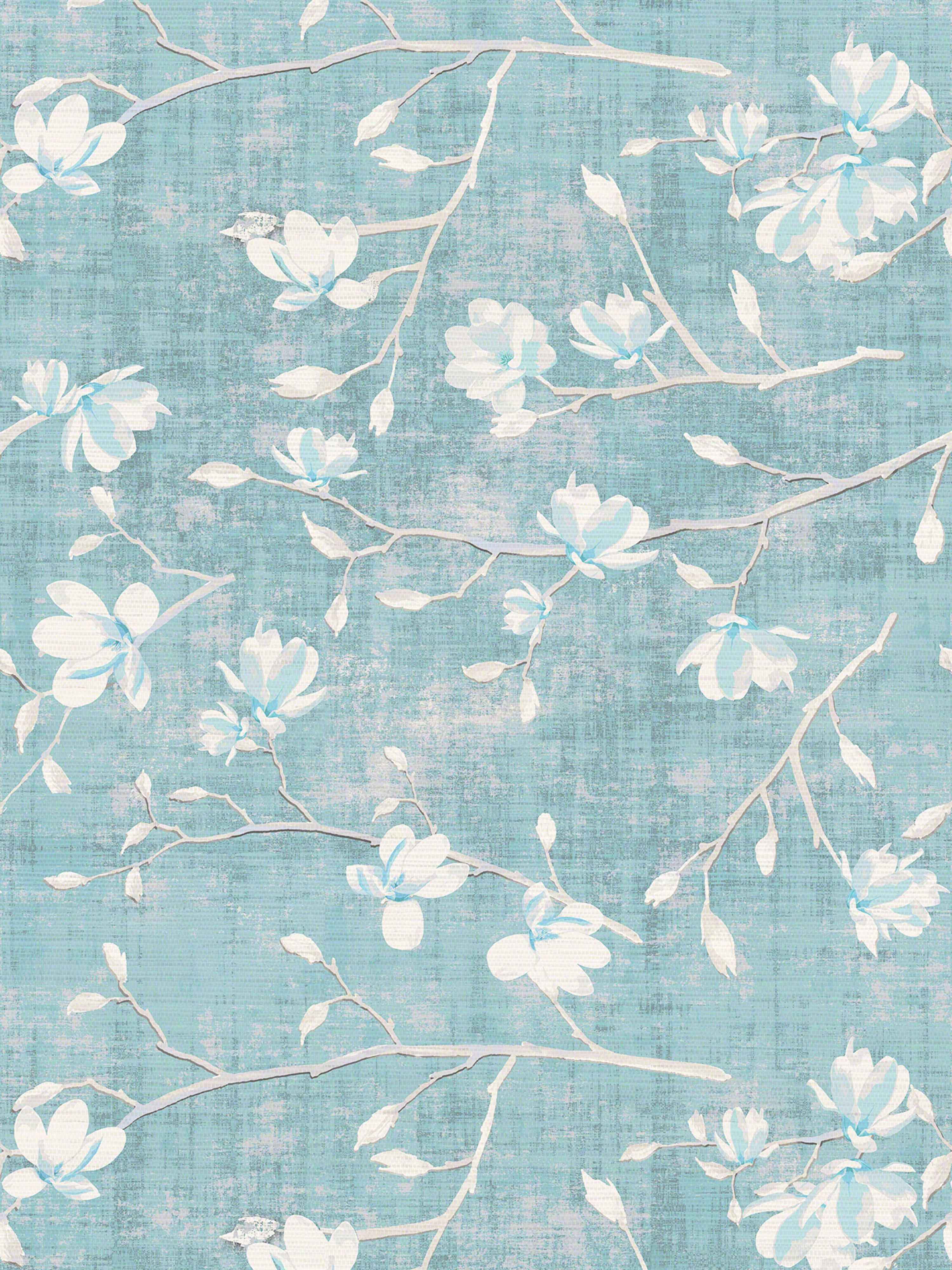 Bloom wallpaper in oriole color - pattern number WNM 0005BLOO - by Scalamandre in the  collection