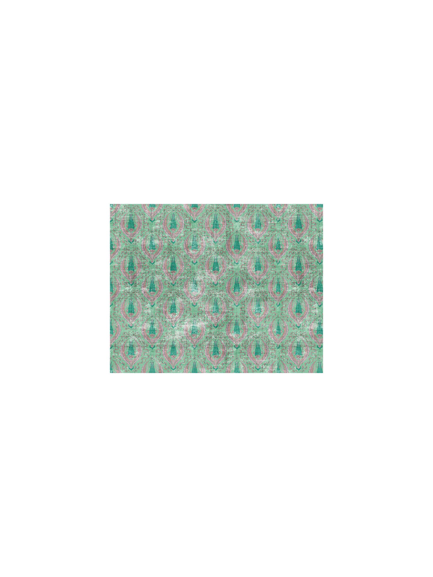 Byzantine Jewel fabric in green color - pattern number WNM 1021BYZA - by Scalamandre in the  collection
