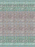 Iznik Overdye Panel fabric in green pink color - pattern number WNM 1022IZNI - by Scalamandre in the  collection