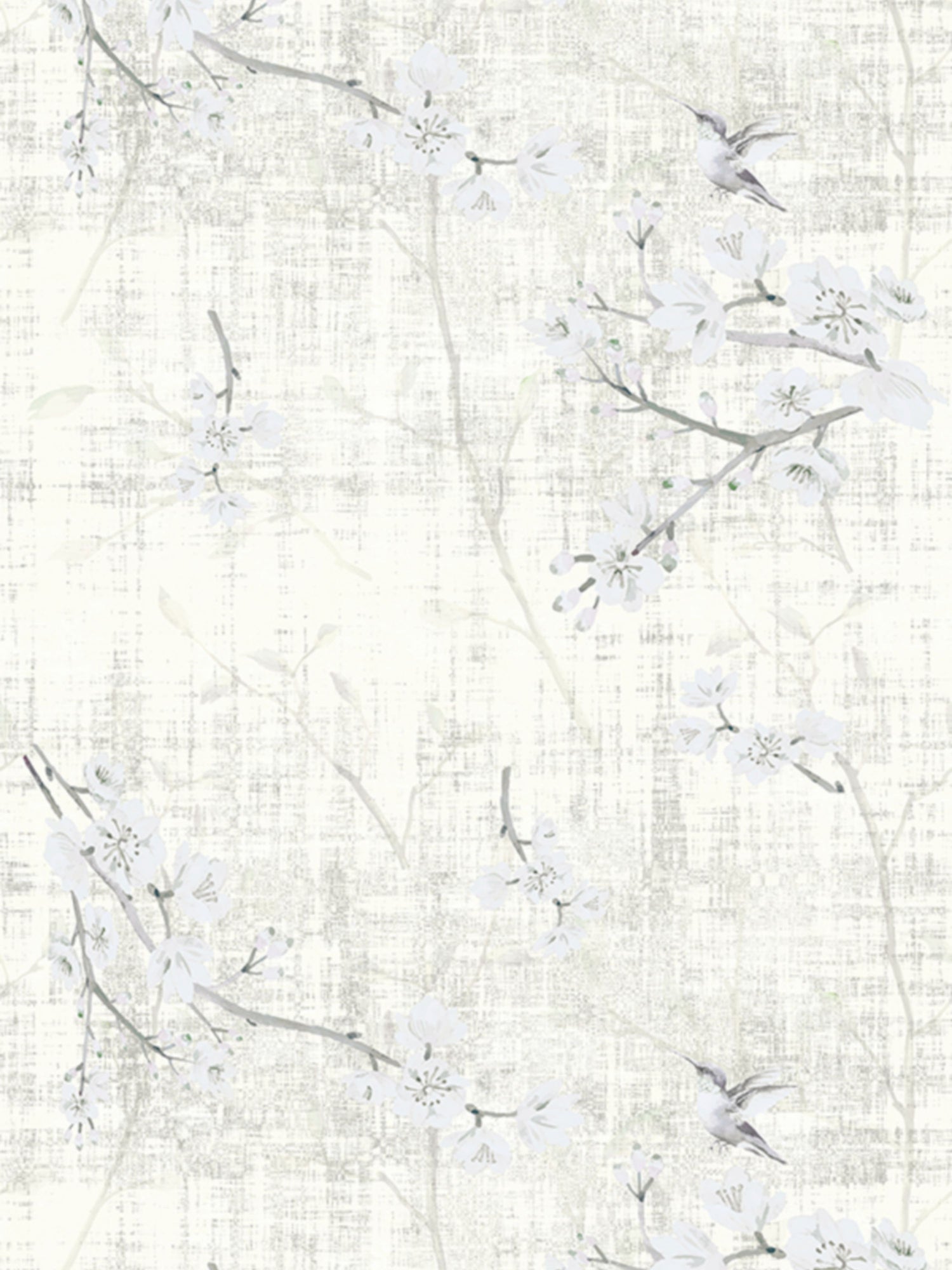 Blossom Fantasia wallpaper in ivory color - pattern number WNM 1024BLOS - by Scalamandre in the  collection