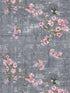 Blossom Fantasia wallpaper in charcoal color - pattern number WNM 1049BLOS - by Scalamandre in the  collection