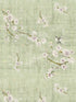 Blossom Fantasia wallpaper in celadon color - pattern number WNM 1055BLOS - by Scalamandre in the  collection