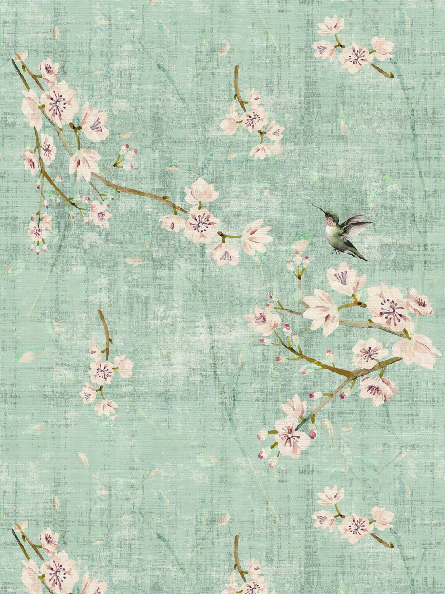 Blossom Fantasia wallpaper in laduree color - pattern number WNM 1056BLOS - by Scalamandre in the  collection