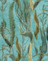 Aquatic Plants wallpaper in aquamarine color - pattern number WP20716 - by Mind the Gap in the The Wetlands collection