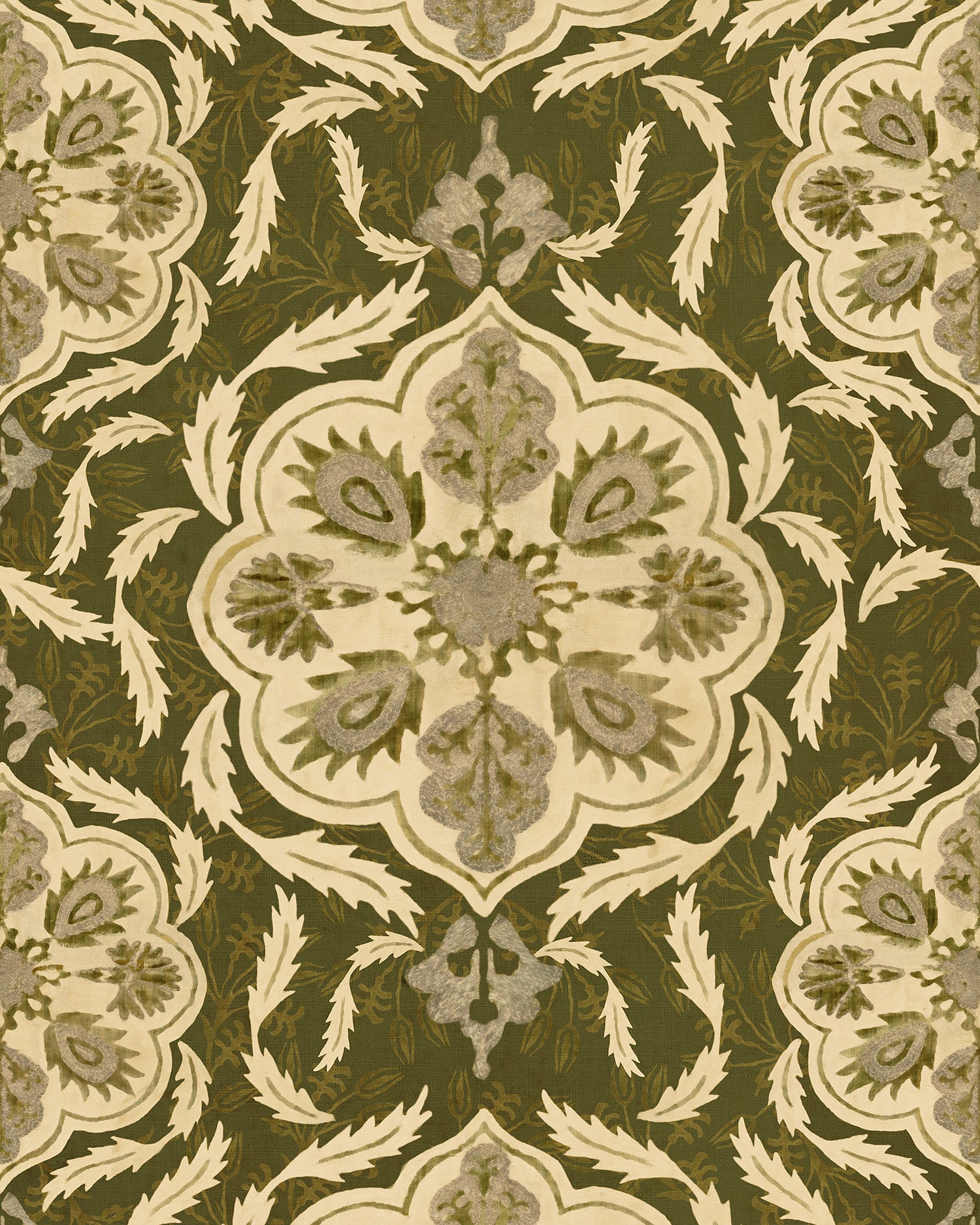 Ottoman wallpaper in green color - pattern number WP20729 - by Mind the Gap in the The Wetlands collection