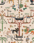 Fairies And Dragons Wallpaper in taupe color - pattern number WP20896 - by Mind the Gap in the Transylvanian Rhapsody collection