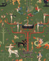 Fairies And Dragons Wallpaper in fir color - pattern number WP20898 - by Mind the Gap in the Transylvanian Rhapsody collection