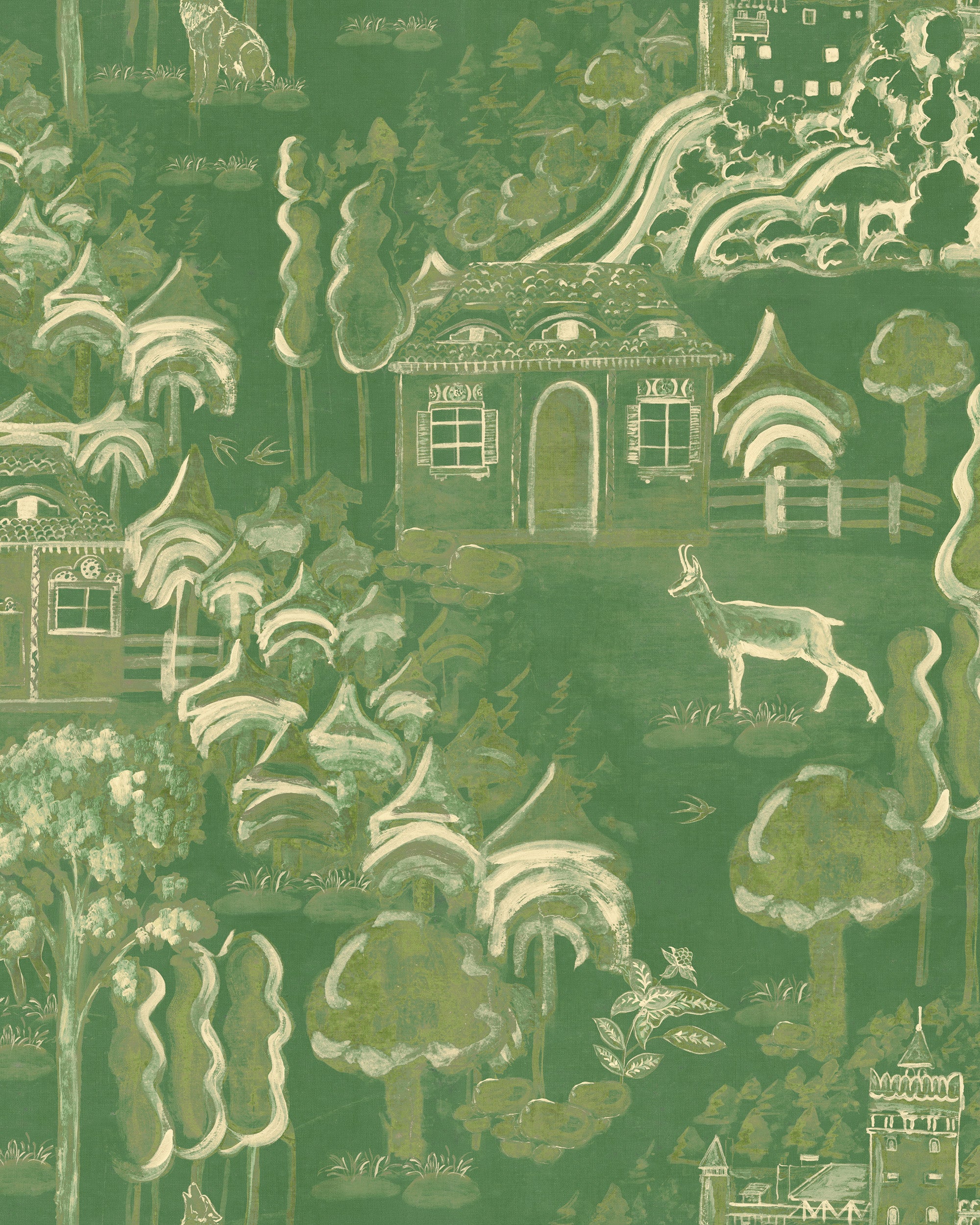 Haverzhakan Wallpaper in zephyr color - pattern number WP20903 - by Mind the Gap in the Transylvanian Rhapsody collection