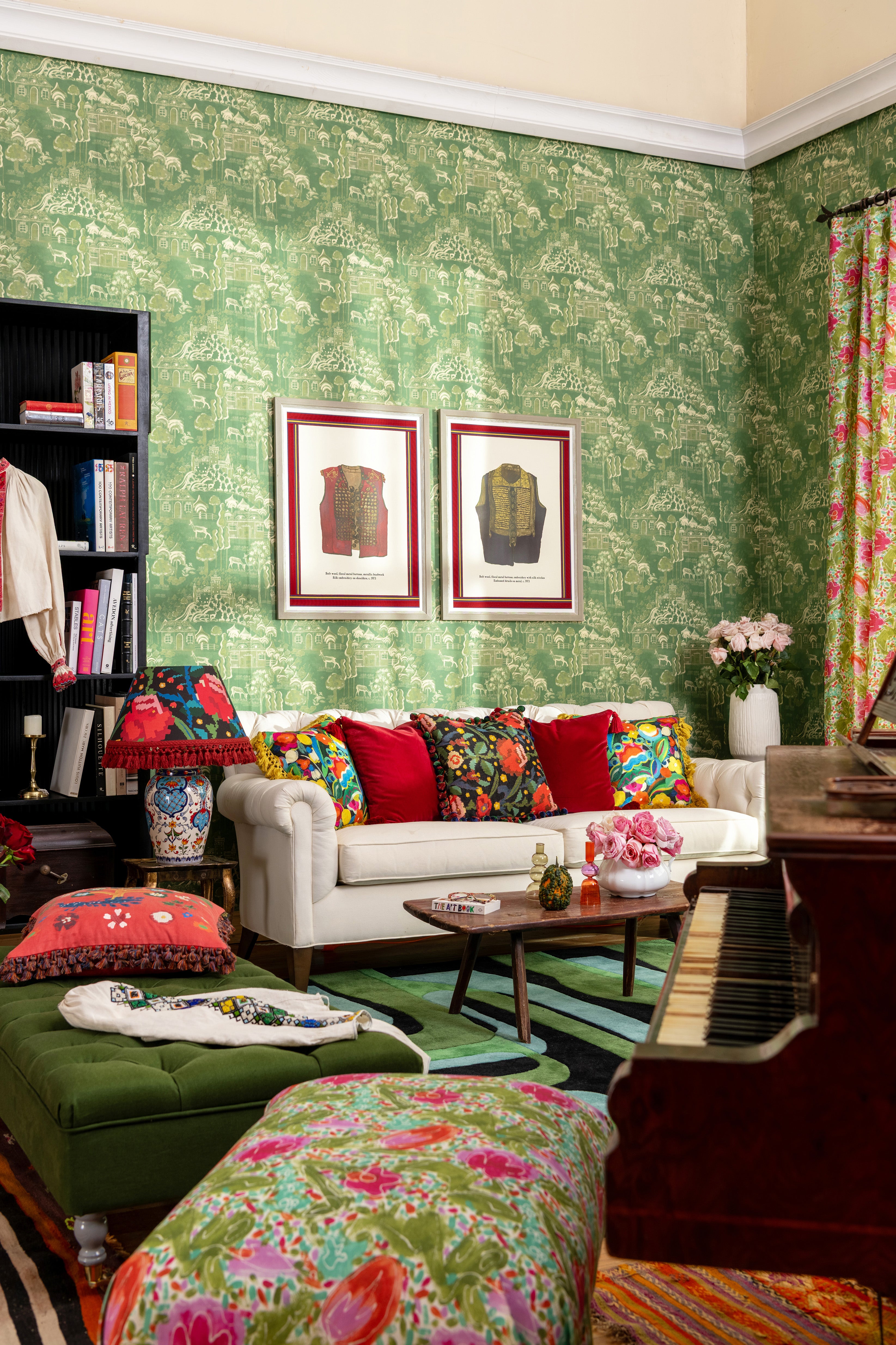 Haverzhakan Wallpaper in zephyr color - pattern number WP20903 - by Mind the Gap in the Transylvanian Rhapsody collection