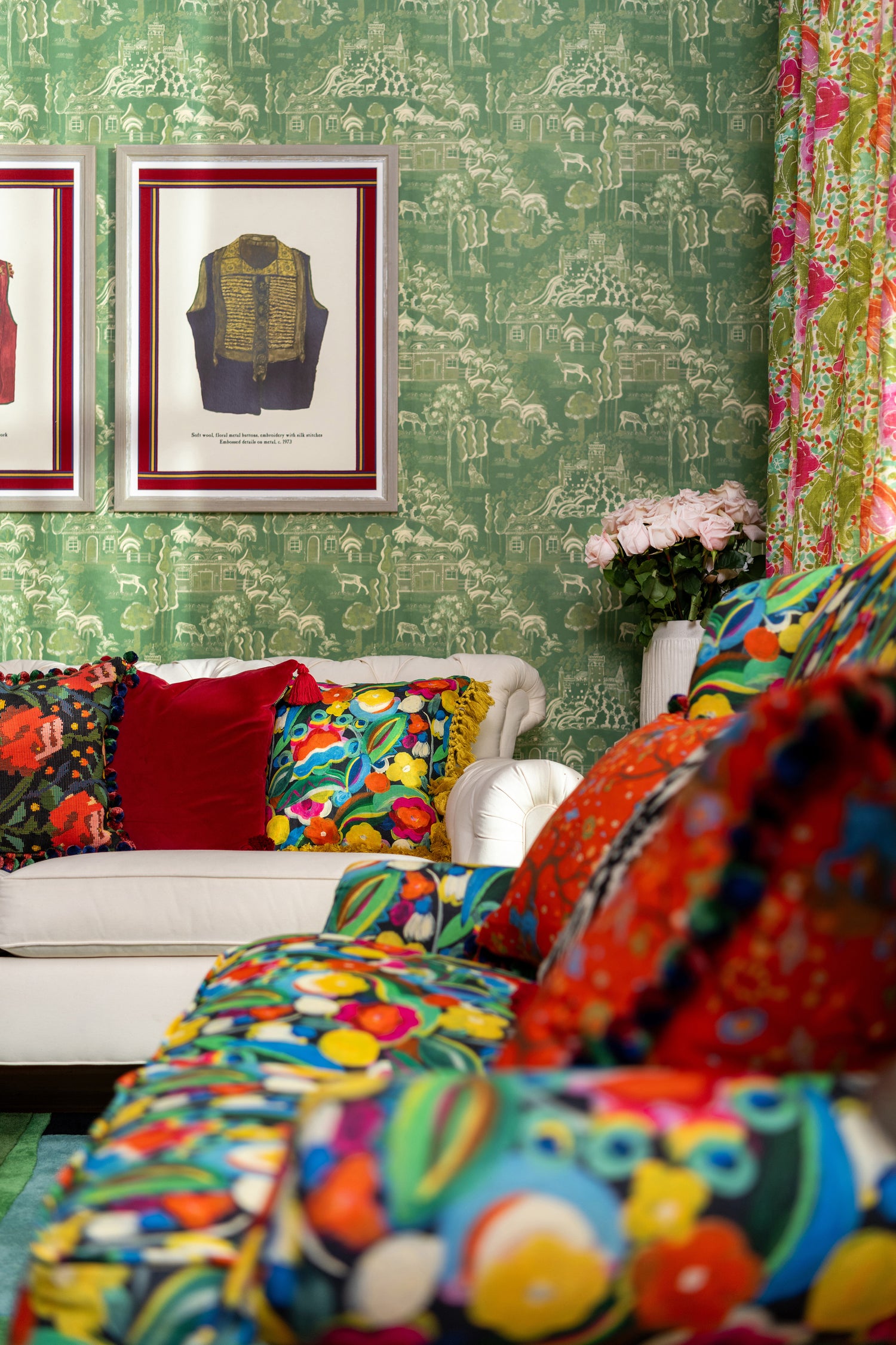 Haverzhakan Wallpaper in zephyr color - pattern number WP20903 - by Mind the Gap in the Transylvanian Rhapsody collection