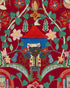 Gypsy Fairytale Wallpaper in ruby color - pattern number WP20918 - by Mind the Gap in the Transylvanian Rhapsody collection