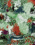 Castles Garden Wallpaper in green color - pattern number WP20924 - by Mind the Gap in the Transylvanian Rhapsody collection