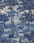 Toile Du Carpathians Wallpaper in indigo color - pattern number WP20925 - by Mind the Gap in the Transylvanian Rhapsody collection