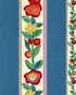 Dainty Flowering Wallpaper in azure color - pattern number WP20938 - by Mind the Gap in the Transylvanian Rhapsody collection