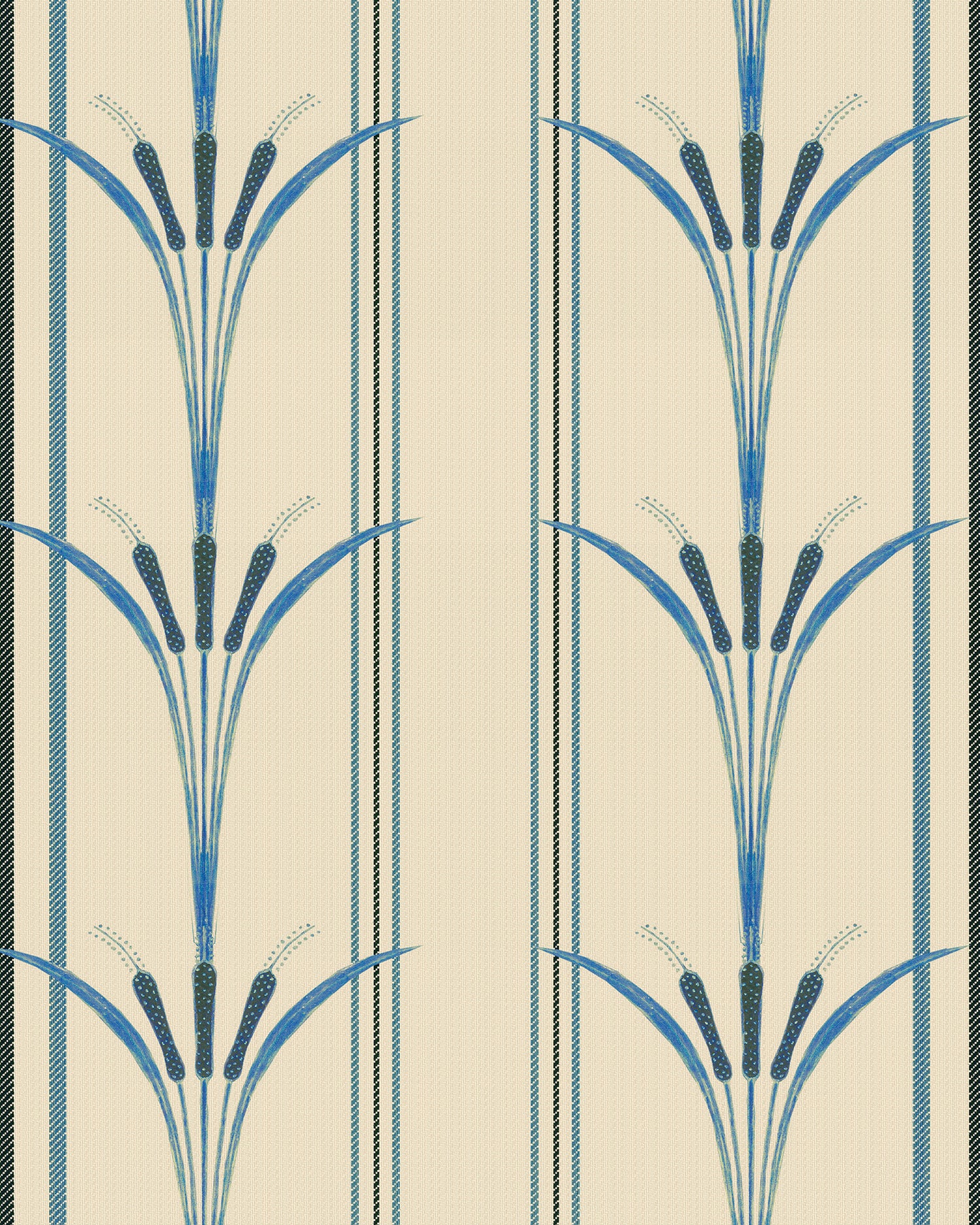 Danube Stripe wallpaper in blue color - pattern number WP30156 - by Mind the Gap in the The Wetlands collection