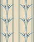 Danube Stripe wallpaper in blue color - pattern number WP30156 - by Mind the Gap in the The Wetlands collection